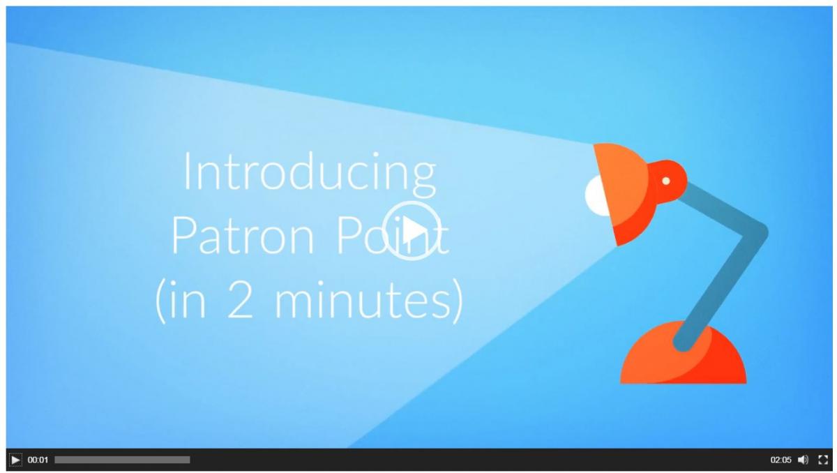 Patron Point Introductory video